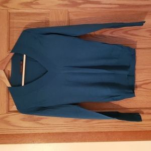 Limited Green V-neck Sweater, szM